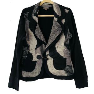 Spanner Cardigan with Lapel and Button detail